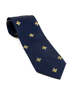 Order of the British Empire (OBE) Woven Silk Tie Navy Blue - Order of the Most Excellent British Empire - OBE Medal for sale
