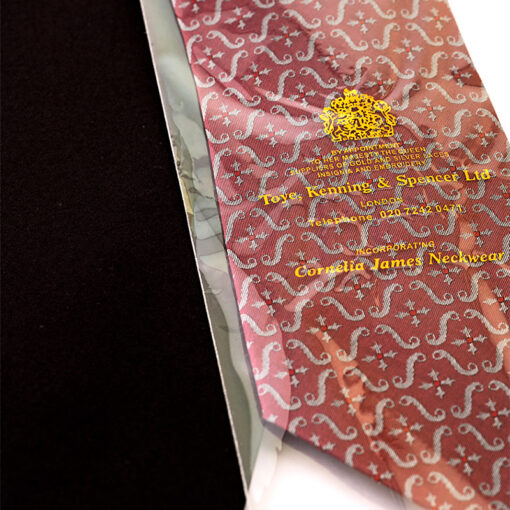 TOYECC - Order of the British Empire (OBE) Woven Silk Tie | Maroon
