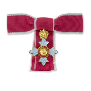 CBE Bow Mounted Ladies Miniature Medal - Commander of the Most Excellent Order of the British Empire - CBE medal for sale
