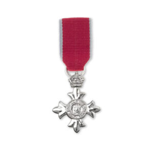 MBE Miniature Medal Civilian - Member of the Most Excellent British Empire - MBE medal for sale
