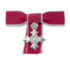 MBE Bow Mounted Ladies Miniature Medal - Member of the Most Excellent British Empire - MBE medal for sale