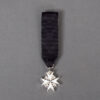 St John Officer Brother Miniature Brooch Mounted Medal