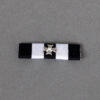 Order of St John 17 Year Service Medal Ribbon Sew On Buckram Bar