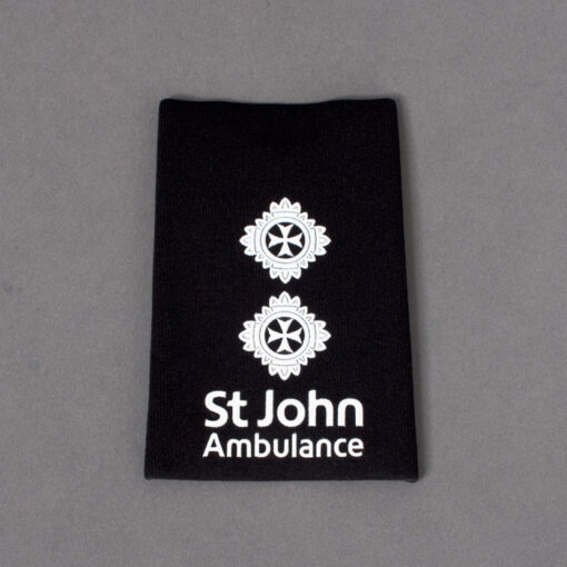 TOYECC - St John Ambulance Officer Grade 5 Rank Slide Black