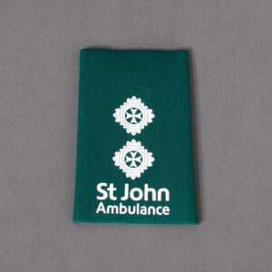 TOYECC - St John Ambulance Officer Grade 5 Rank Slide Green