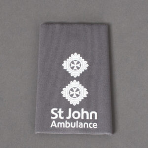 TOYECC - St John Ambulance Officer Grade 5 Rank Slide Grey