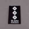 TOYECC - St John Ambulance Officer Grade 4 Rank Slide Black