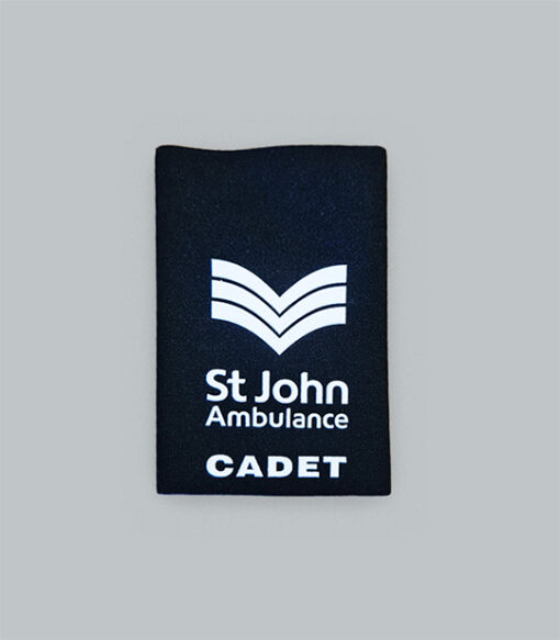 St John Ambulance Cadet Sergeant Rank Sliders